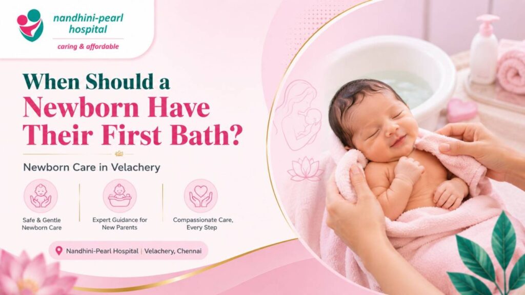 When Should a Newborn Have Their First Bath? | Newborn Care in Velachery